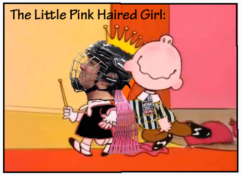 The Little Pink Haired Girl (i.e. Brenda!)